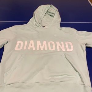 Diamond supply company, authentic script hoodie